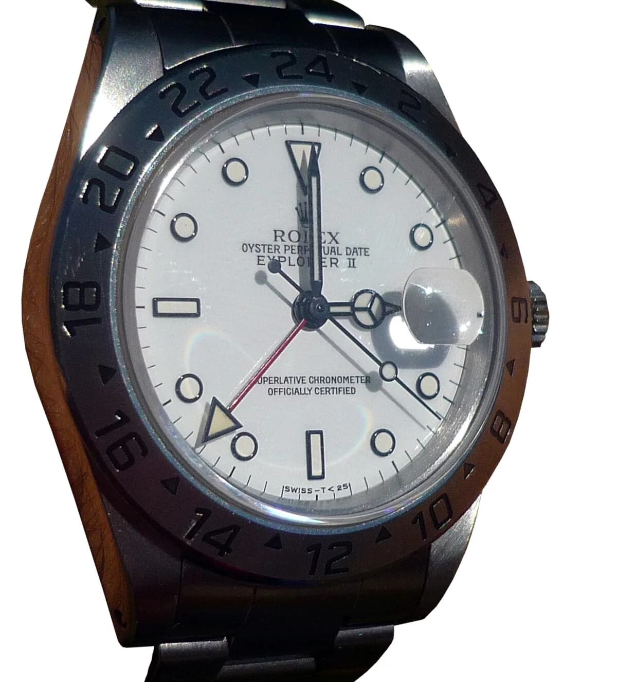 Rolex Explorer — 24-hour bezel dial