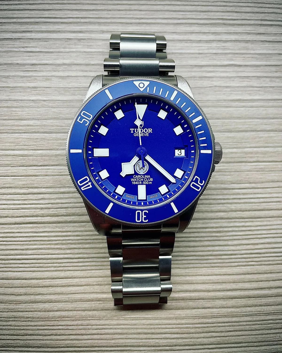 Tudor Pelagos — titanium case and rubber strap