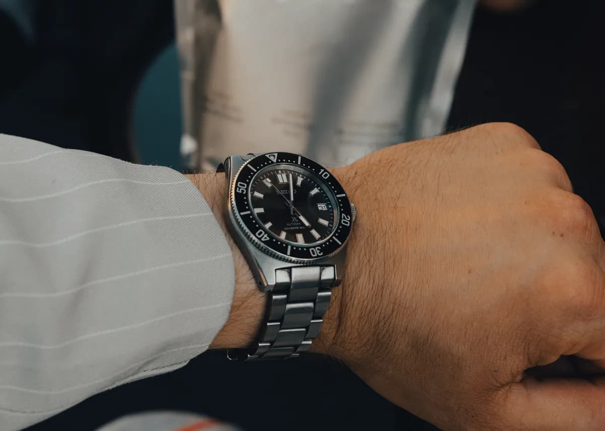Seiko Prospex — dark vintage-style dial